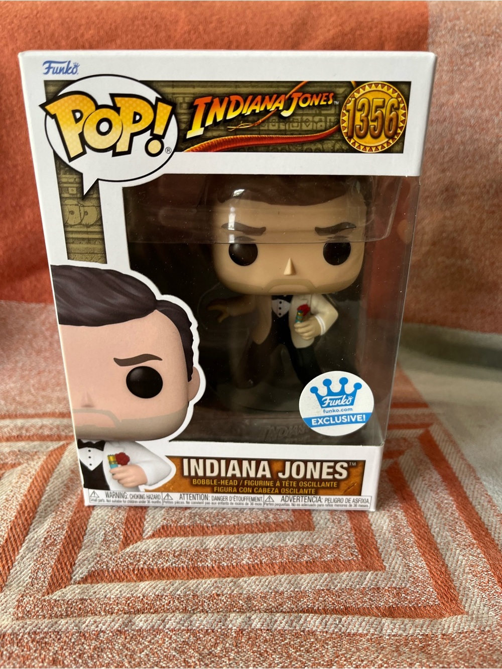 Exclusive! Funko Pop! Indiana Jones Tuxedo Variant (Black, White, Red)